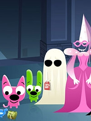 Affiche du court métrage Hoops & Yoyo : le trouillomètre à zéro (2012) de Peter Martin. Voir Hoops & Yoyo : le trouillomètre à zéro en streaming / torrent sur meilleurs-films.fr