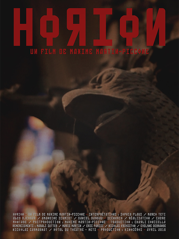 Affiche du court métrage Horion (2016) de Maxime Martin-Piccone Affiche du court métrage Horion (2016) de Maxime Martin-Piccone. Voir Horion en streaming / torrent sur meilleurs-films.fr