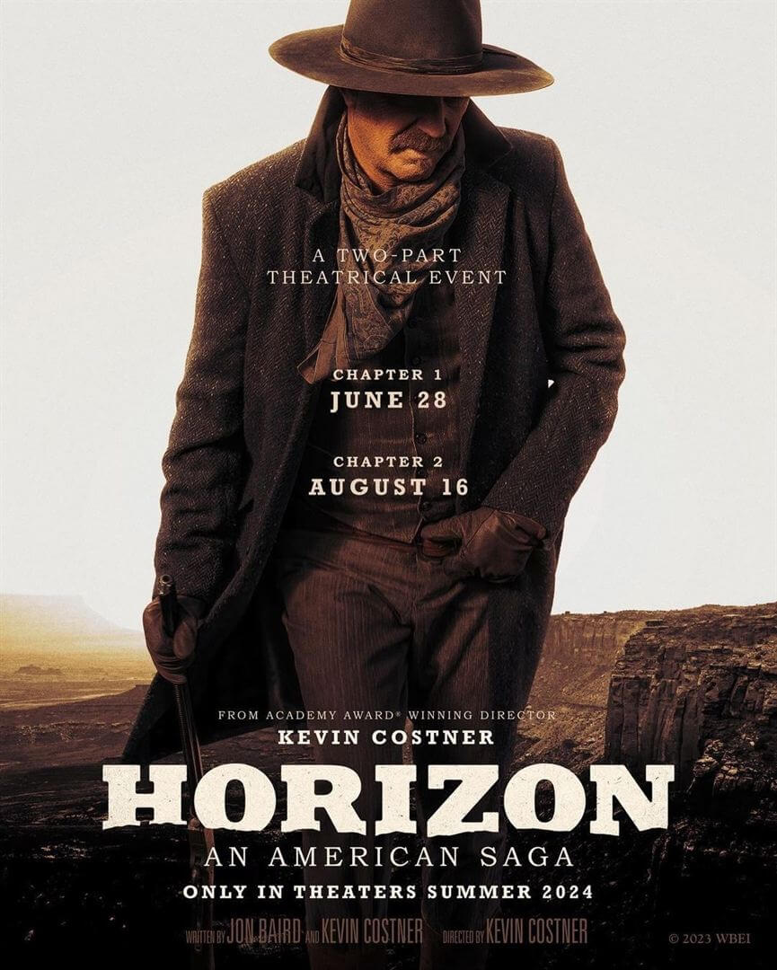 Affiche du film Horizon : une saga américaine Chapitre 1 (2024) de Kevin Costner Affiche du film Horizon : une saga américaine Chapitre 1 (2024) de Kevin Costner. Voir Horizon : une saga américaine Chapitre 1 en streaming / torrent sur meilleurs-films.fr