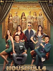 Affiche du film Housefull 4 (2019) de . Voir Housefull 4 en streaming / torrent sur meilleurs-films.fr