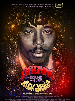 Affiche du film Bitchin’: The Sound and Fury of Rick James (2021) de Jason Pollard. Voir Bitchin’: The Sound and Fury of Rick James en streaming / torrent sur meilleurs-films.fr