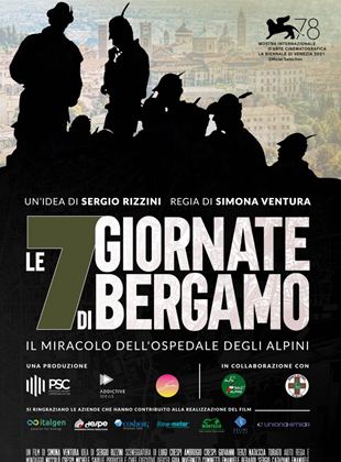 Affiche du film Le 7 giornate di Bergamo (2021) de Simona Ventura, Affiche du film Le 7 giornate di Bergamo (2021) de Simona Ventura,. Voir Le 7 giornate di Bergamo en streaming / torrent sur meilleurs-films.fr