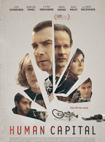 Affiche du film Human Capital (2019) de Marc Meyers. Voir Human Capital en streaming / torrent sur meilleurs-films.fr