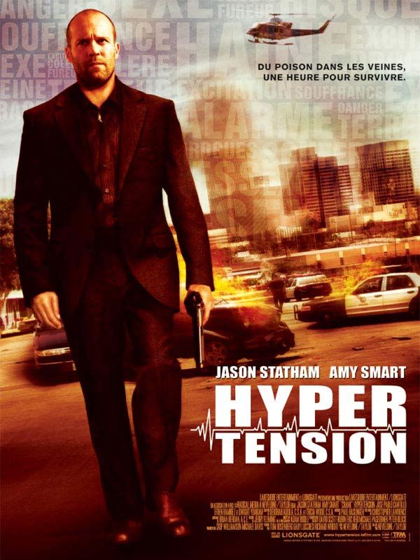 Affiche du film Hyper tension (2006) de Brian Taylor Affiche du film Hyper tension (2006) de Brian Taylor. Voir Hyper tension en streaming / torrent sur meilleurs-films.fr