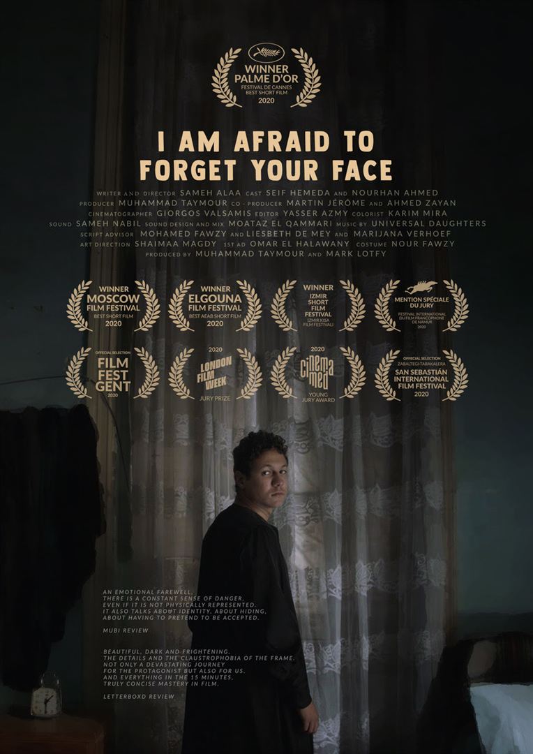 Affiche du court métrage I am Afraid to Forget Your Face () de Sameh Alaa Affiche du court métrage I am Afraid to Forget Your Face () de Sameh Alaa. Voir I am Afraid to Forget Your Face en streaming / torrent sur meilleurs-films.fr