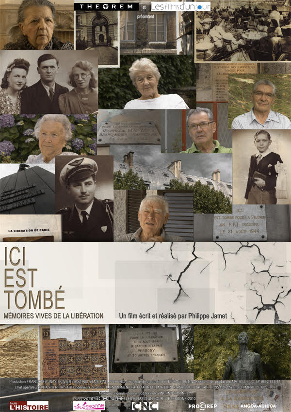 Affiche du court métrage Ici est tombé (2010) de François Hubert-Rodier. Voir Ici est tombé en streaming / torrent sur meilleurs-films.fr