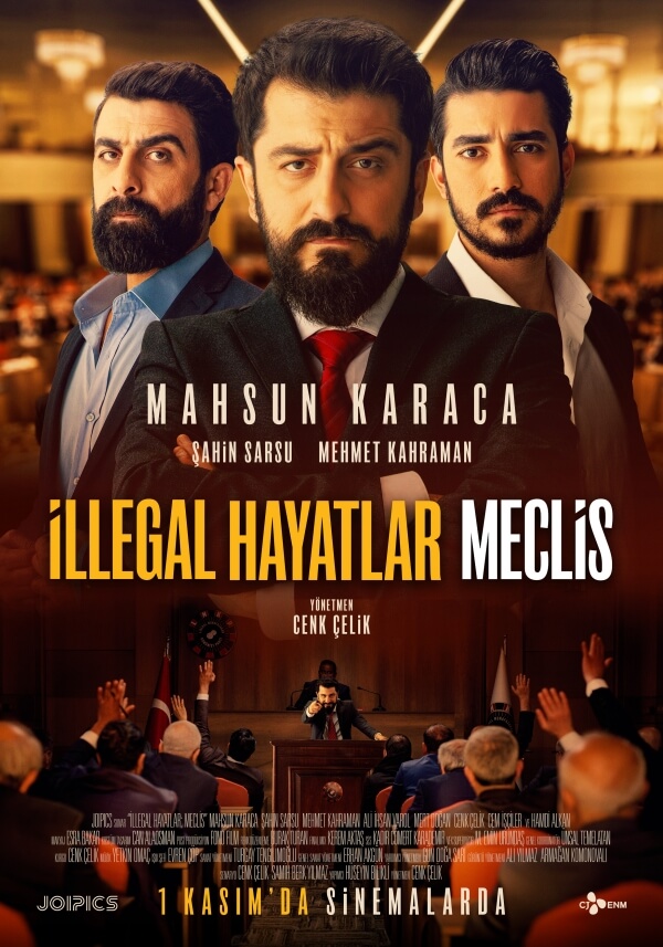 Affiche du film İllegal Hayatlar: Meclis (2024) de Hamdi Alkan Affiche du film İllegal Hayatlar: Meclis (2024) de Hamdi Alkan. Voir İllegal Hayatlar: Meclis en streaming / torrent sur meilleurs-films.fr