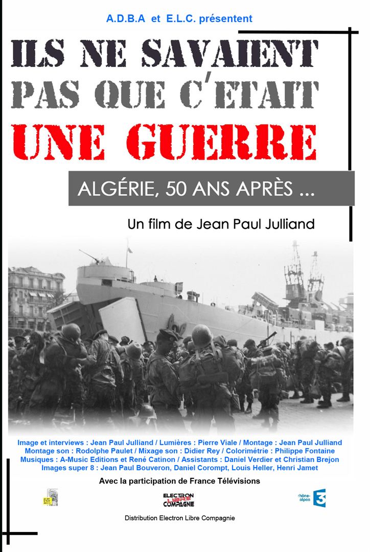Affiche du court métrage Ils ne savaient pas que c’était une guerre ! (2014) de Jean-Paul Julliand. Voir Ils ne savaient pas que c’était une guerre ! en streaming / torrent sur meilleurs-films.fr