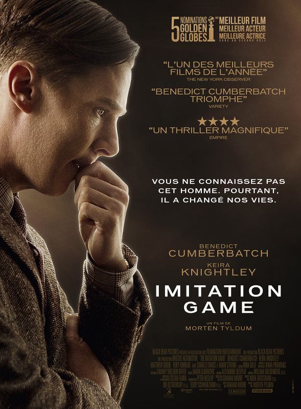 Affiche du film Imitation Game (2014) de Morten Tyldum Affiche du film Imitation Game (2014) de Morten Tyldum. Voir Imitation Game en streaming / torrent sur meilleurs-films.fr
