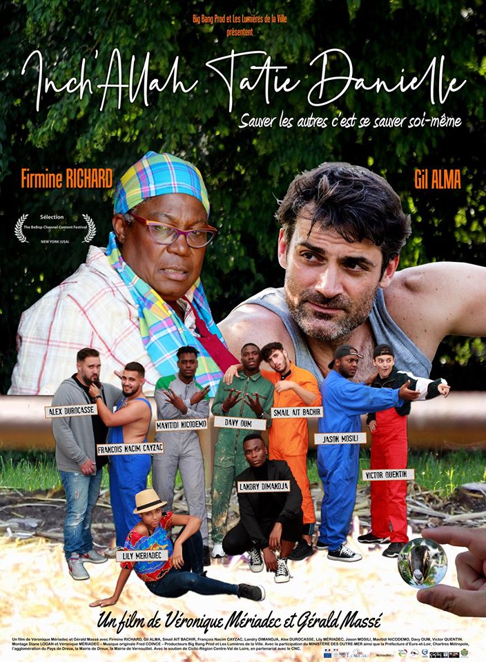 Affiche du court métrage Inch’Allah Tatie Danielle (2019) de Gérald Massé. Voir Inch’Allah Tatie Danielle en streaming / torrent sur meilleurs-films.fr