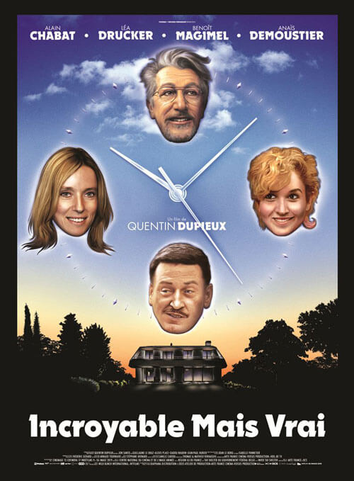 Affiche du film Incroyable mais vrai (2022) de Quentin Dupieux.