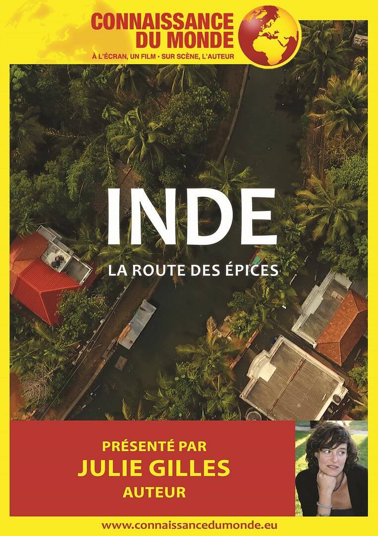 Affiche du film Inde, la route des épices (2026) de Julie Gilles Affiche du film Inde, la route des épices (2026) de Julie Gilles. Voir Inde, la route des épices en streaming / torrent sur meilleurs-films.fr