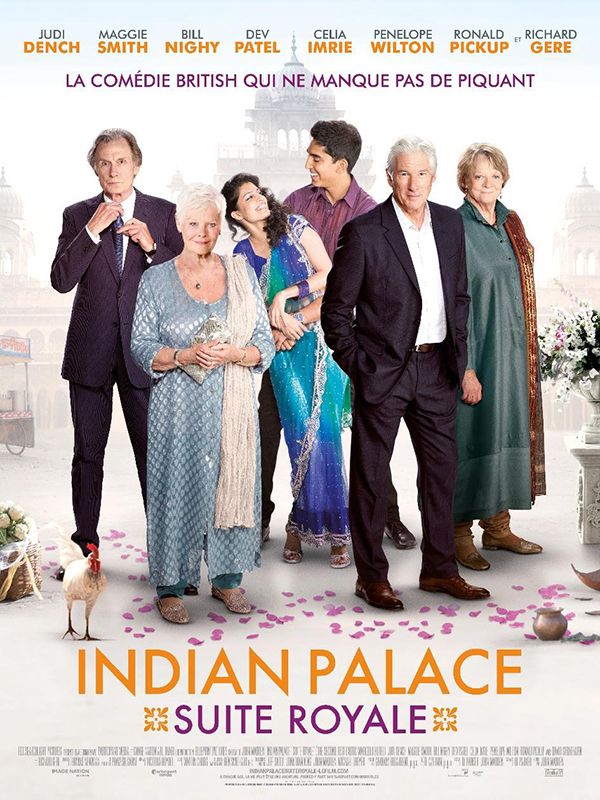 Affiche du film Indian Palace – Suite royale (2015) de John Madden. Voir Indian Palace – Suite royale en streaming / torrent sur meilleurs-films.fr