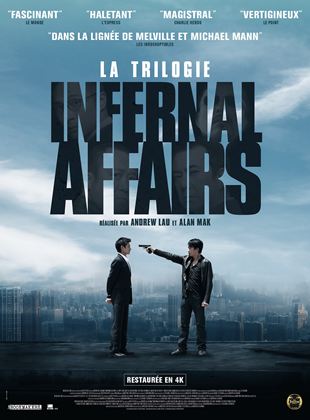 Affiche du film Infernal affairs (2002) de Alan Mak. Voir Infernal affairs en streaming / torrent sur meilleurs-films.fr