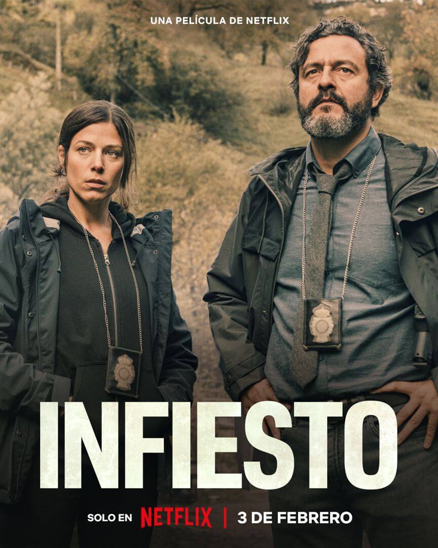 Affiche du film Infiesto (2023) de Patxi Amezcua. Voir Infiesto en streaming / torrent sur meilleurs-films.fr