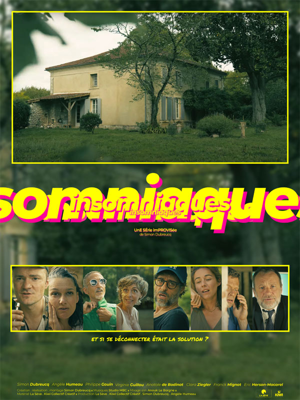 Affiche de la série Insomniaques (2023) de Simon Dubreucq. Voir Insomniaques en streaming / torrent sur meilleurs-films.fr