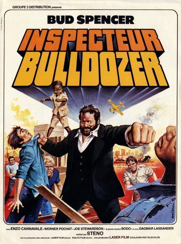 Affiche du film Inspecteur Bulldozer (1978) de Steno. Voir Inspecteur Bulldozer en streaming / torrent sur meilleurs-films.fr