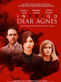 Affiche du film Intrigo: Dear Agnes (2019) de Daniel Alfredson. Voir Intrigo: Dear Agnes en streaming / torrent sur meilleurs-films.fr