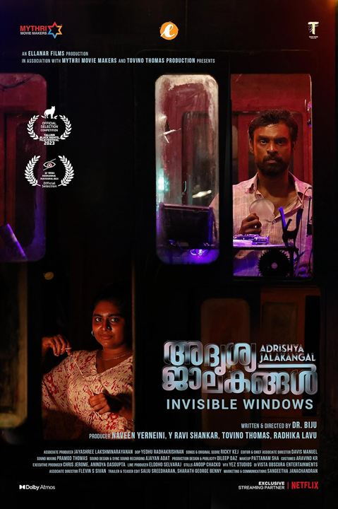 Affiche du film Invisible Windows (2023) de Bijukumar Damodaran. Voir Invisible Windows en streaming / torrent sur meilleurs-films.fr