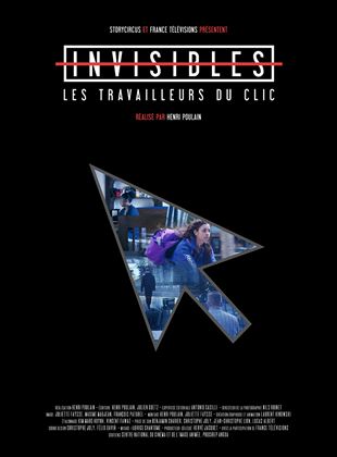 Affiche de la série Invisibles – Les Travailleurs du clic (2020) de Henri Poulain Affiche de la série Invisibles – Les Travailleurs du clic (2020) de Henri Poulain. Voir Invisibles – Les Travailleurs du clic en streaming / torrent sur meilleurs-films.fr