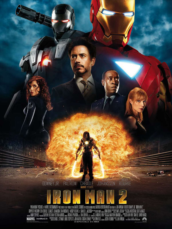 Affiche du film Iron Man 2 (2010) de Jon Favreau Affiche du film Iron Man 2 (2010) de Jon Favreau. Voir Iron Man 2 en streaming / torrent sur meilleurs-films.fr