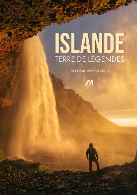 Affiche du court métrage Islande, Terre de Légende (2025) de Mickaël Arzur. Voir Islande, Terre de Légende en streaming / torrent sur meilleurs-films.fr