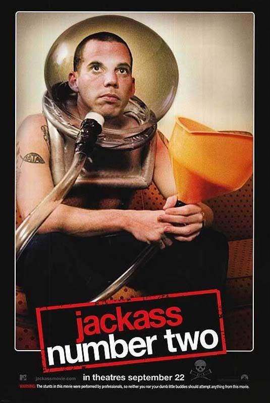 Affiche du film Jackass Deux – Le film (2006) de Jeff Tremaine. Voir Jackass Deux – Le film en streaming / torrent sur meilleurs-films.fr