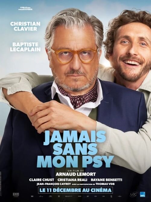 Affiche du film Jamais sans mon psy (2024) de Arnaud Lemort Affiche du film Jamais sans mon psy (2024) de Arnaud Lemort. Voir Jamais sans mon psy en streaming / torrent sur meilleurs-films.fr