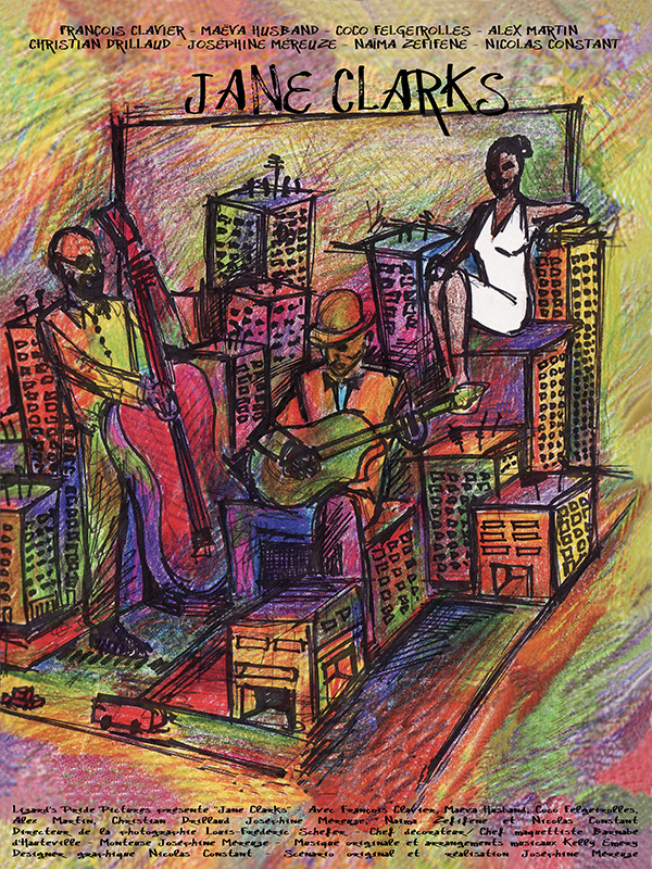 Affiche du court métrage Jane Clarks (2015) de Joséphine Méreuze. Voir Jane Clarks en streaming / torrent sur meilleurs-films.fr