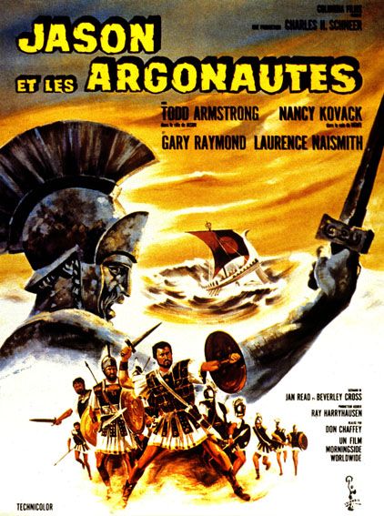 Affiche du film Jason et les Argonautes (1963) de Don Chaffey. Voir Jason et les Argonautes en streaming / torrent sur meilleurs-films.fr