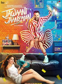 Affiche du film Jawaani Jaaneman (2020) de Nitin Kakkar. Voir Jawaani Jaaneman en streaming / torrent sur meilleurs-films.fr