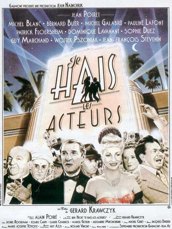 Affiche du film Je hais les acteurs (1986) de Gérard Krawczyk Affiche du film Je hais les acteurs (1986) de Gérard Krawczyk. Voir Je hais les acteurs en streaming / torrent sur meilleurs-films.fr