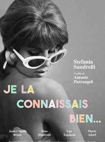 Affiche du film Je la connaissais bien… (1965) de Antonio Pietrangeli Affiche du film Je la connaissais bien… (1965) de Antonio Pietrangeli. Voir Je la connaissais bien… en streaming / torrent sur meilleurs-films.fr