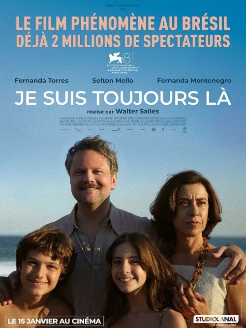 Affiche du film Je suis toujours là (2025) de Marcelo Rubens Paiva. Voir Je suis toujours là en streaming / torrent sur meilleurs-films.fr