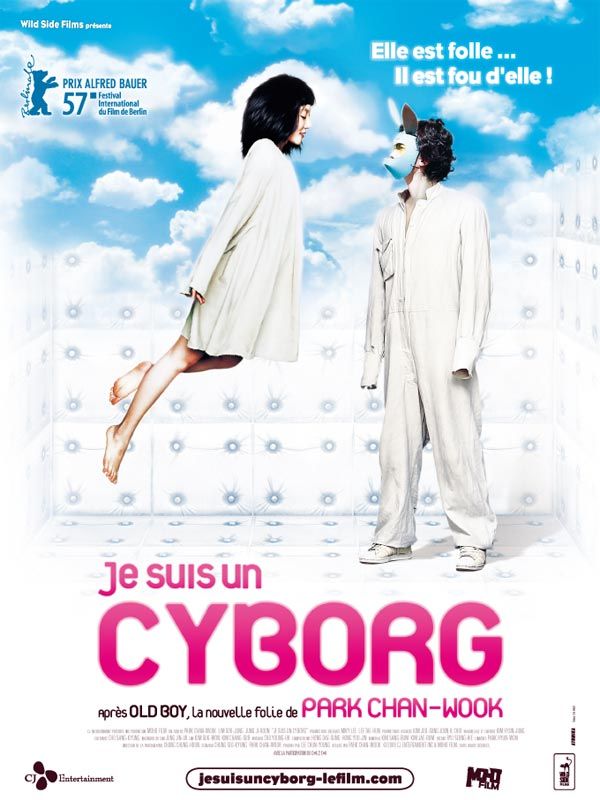 Affiche du film Je suis un cyborg (2006) de Park Chan-Wook. Voir Je suis un cyborg en streaming / torrent sur meilleurs-films.fr