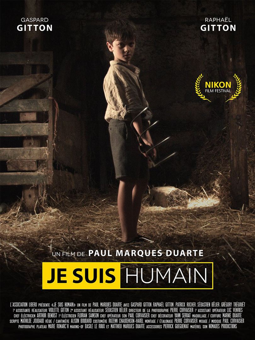 Affiche du court métrage Je suis un homme (2014) de Paul Marques Duarte. Voir Je suis un homme en streaming / torrent sur meilleurs-films.fr