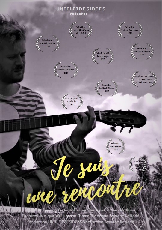 Affiche du court métrage Je suis une rencontre (2017) de Audrey Sarrazyn. Voir Je suis une rencontre en streaming / torrent sur meilleurs-films.fr