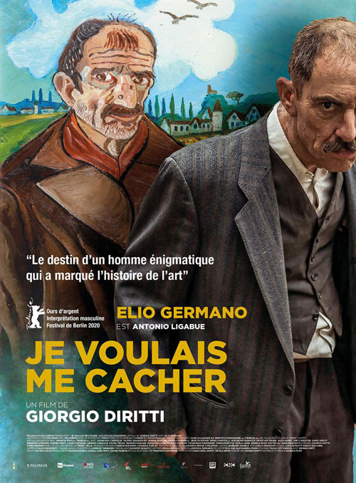 Affiche du film Je voulais me cacher (2021) de Giorgio Diritti. Voir Je voulais me cacher en streaming / torrent sur meilleurs-films.fr