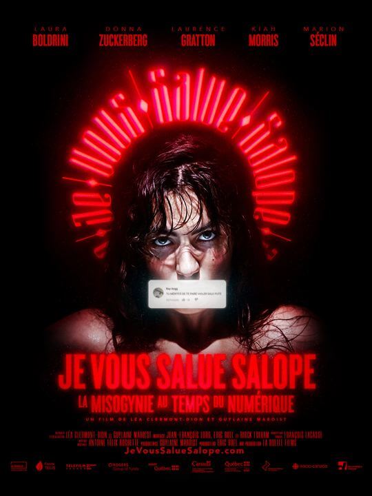 Affiche du film Je vous salue salope : La misogynie au temps du numérique (2022) de Guylaine Maroist Affiche du film Je vous salue salope : La misogynie au temps du numérique (2022) de Guylaine Maroist. Voir Je vous salue salope : La misogynie au temps du numérique en streaming / torrent sur meilleurs-films.fr