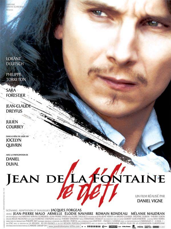 Affiche du film Jean de La Fontaine, le défi (2006) de Daniel Vigne Affiche du film Jean de La Fontaine, le défi (2006) de Daniel Vigne. Voir Jean de La Fontaine, le défi en streaming / torrent sur meilleurs-films.fr