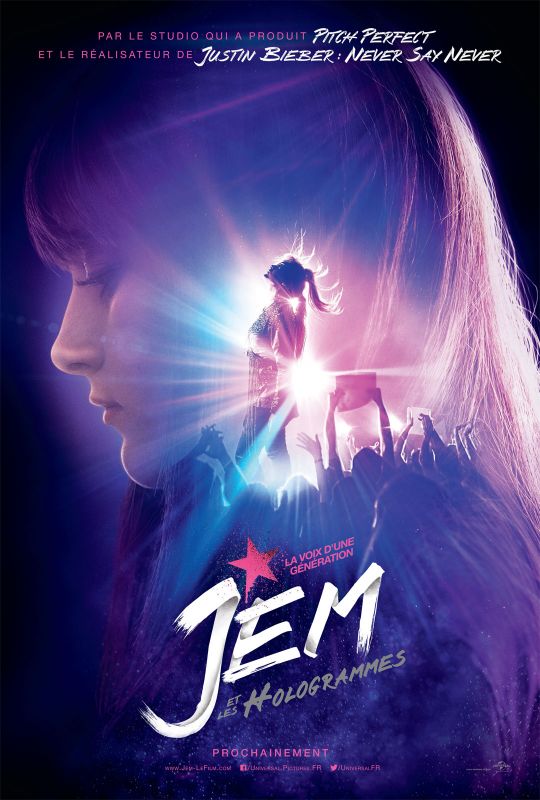 Affiche du film Jem et les Hologrammes (2015) de Jon M. Chu. Voir Jem et les Hologrammes en streaming / torrent sur meilleurs-films.fr