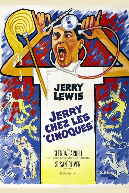 Affiche du film Jerry chez les Cinoques (1964) de Frank Tashlin. Voir Jerry chez les Cinoques en streaming / torrent sur meilleurs-films.fr