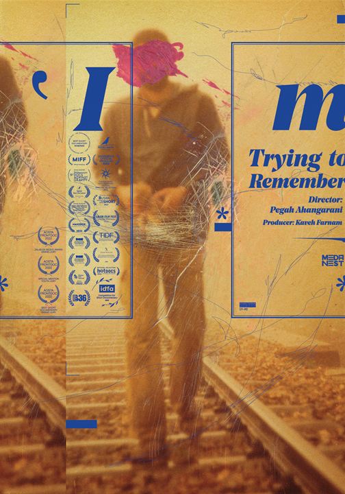 Affiche du court métrage J’essaie de ne pas oublier (2025) de Pegah Ahangarani. Voir J’essaie de ne pas oublier en streaming / torrent sur meilleurs-films.fr