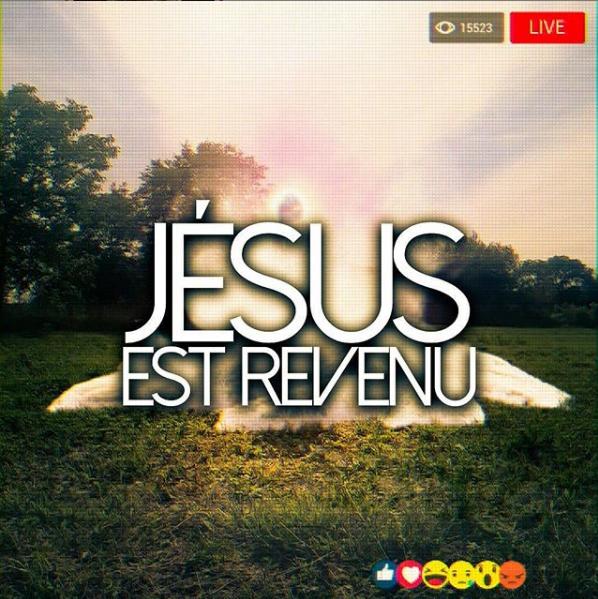 Affiche du court métrage Jésus est revenu (2019) de Thomas Combret. Voir Jésus est revenu en streaming / torrent sur meilleurs-films.fr