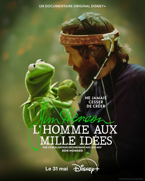 Affiche du film Jim Henson Idea Man (2024) de Ron Howard Affiche du film Jim Henson Idea Man (2024) de Ron Howard. Voir Jim Henson Idea Man en streaming / torrent sur meilleurs-films.fr