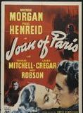 Affiche du film Joan of Paris (1942) de Robert Stevenson. Voir Joan of Paris en streaming / torrent sur meilleurs-films.fr