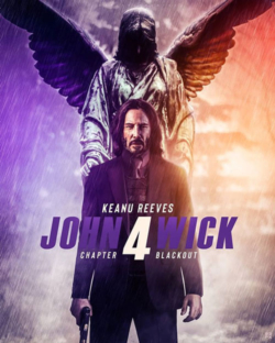 Affiche du film John Wick: Chapter 4 (2023) de Chad Stahelski.