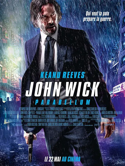 Affiche du film John Wick Parabellum (2019) de Chad Stahelski Affiche du film John Wick Parabellum (2019) de Chad Stahelski. Voir John Wick Parabellum en streaming / torrent sur meilleurs-films.fr
