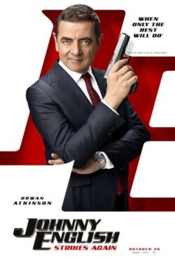Affiche du film Johnny English contre-attaque (2018) de David Kerr.