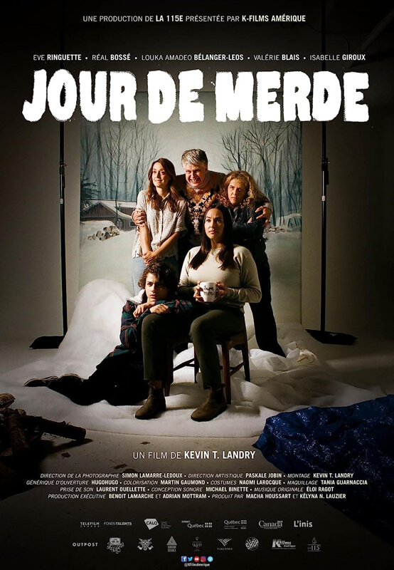 Affiche du film Jour de merde (2023) de Kevin T. Landry. Voir Jour de merde en streaming / torrent sur meilleurs-films.fr
